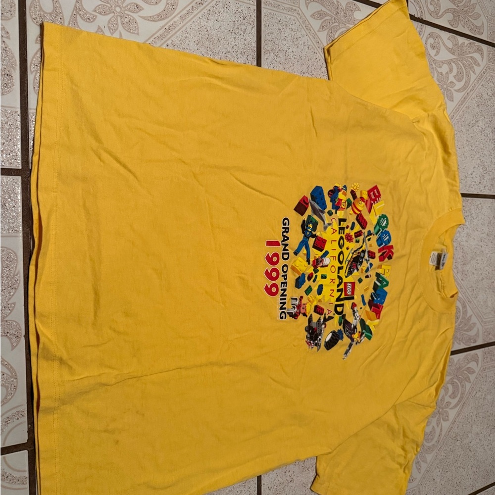 Lego land grand opening 1999 Yellow Graphic T-Shirt
